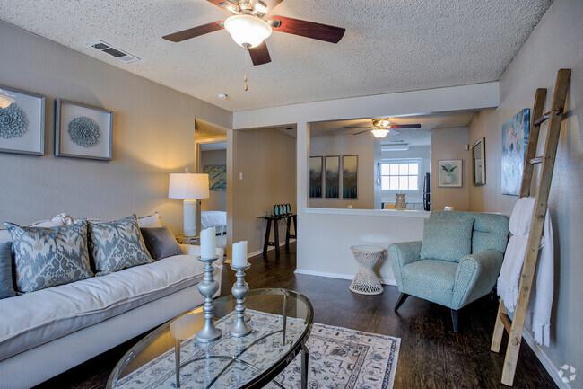 TWO BEDROOM LIVING AREA WITH SEPARATE DINING - Creekside Village Apartments