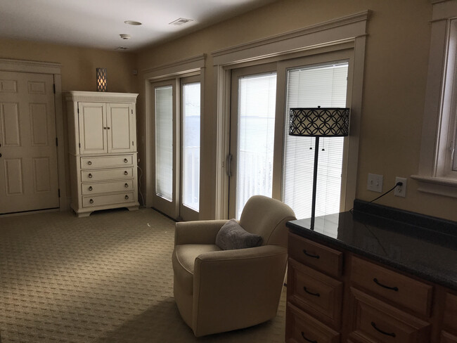 Living area with full bureau for storage - 7 White Ave
