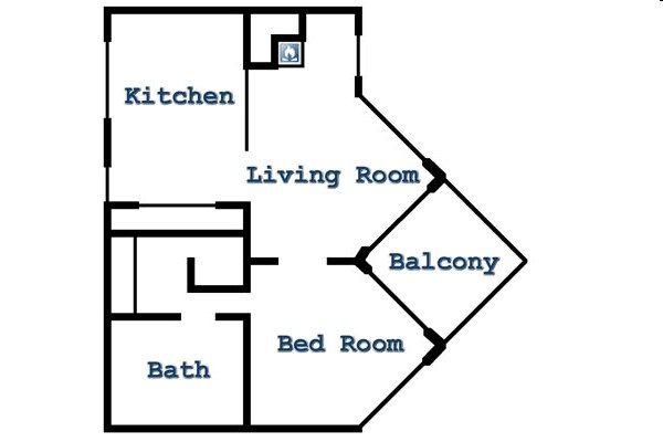 1 hab/1 baño - Sausalito Towers