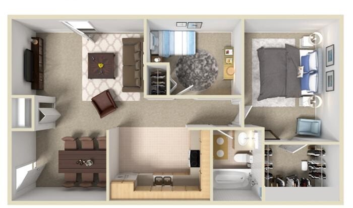Weeping Cherry Village – 2 Bedroom Vintage