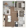 One Bedroom, One Bathroom (A6)