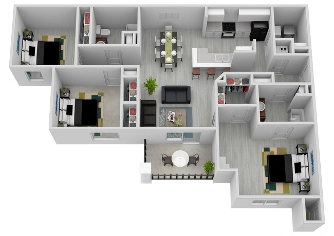 Plano de planta - Arbours at Lafayette