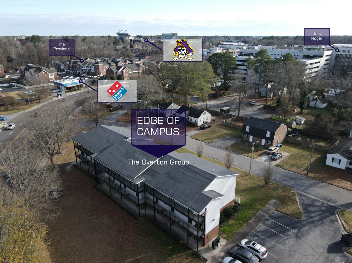 Edge of Campus - Aerial - 301 E 12th St