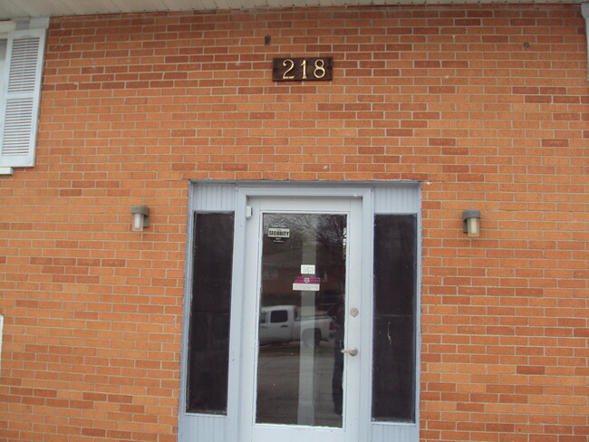 Front building entrance - 218 NW College Ave