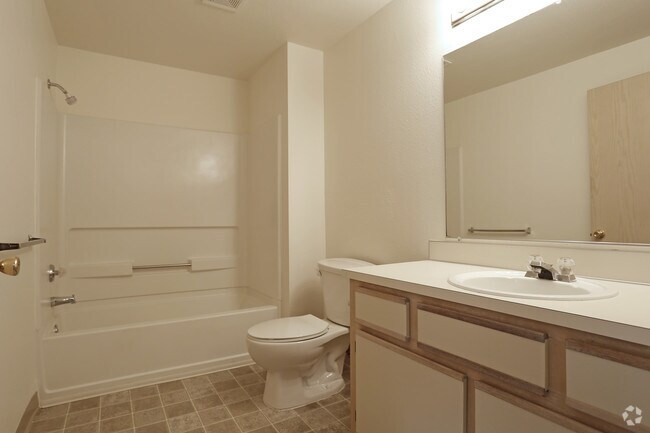 Bathroom - Two Bedroom - Meadows Apartments