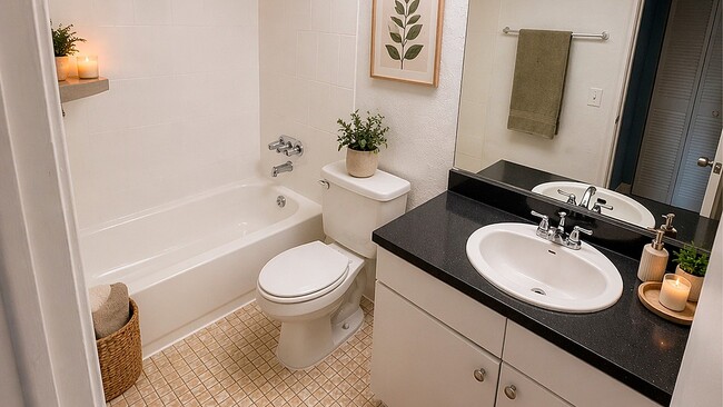 F 2 bed 1 bath Classic .6 - San Marco Apartments