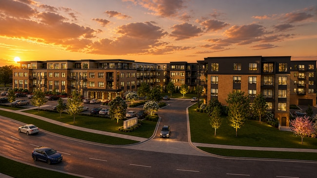 Sunset Exterior - Ives of Inver Grove
