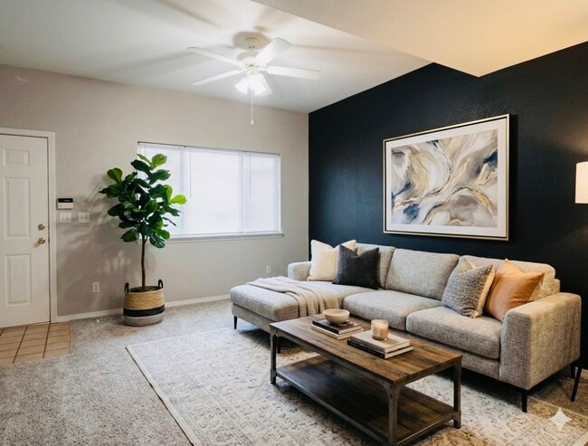 Main living area, virtually staged to show possible furniture placement - 2563 Malpaso Pt