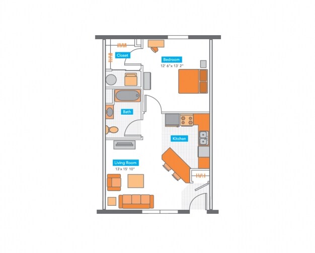 Copper Beech Bowling Green – 1 BEDROOM, 1 BATH