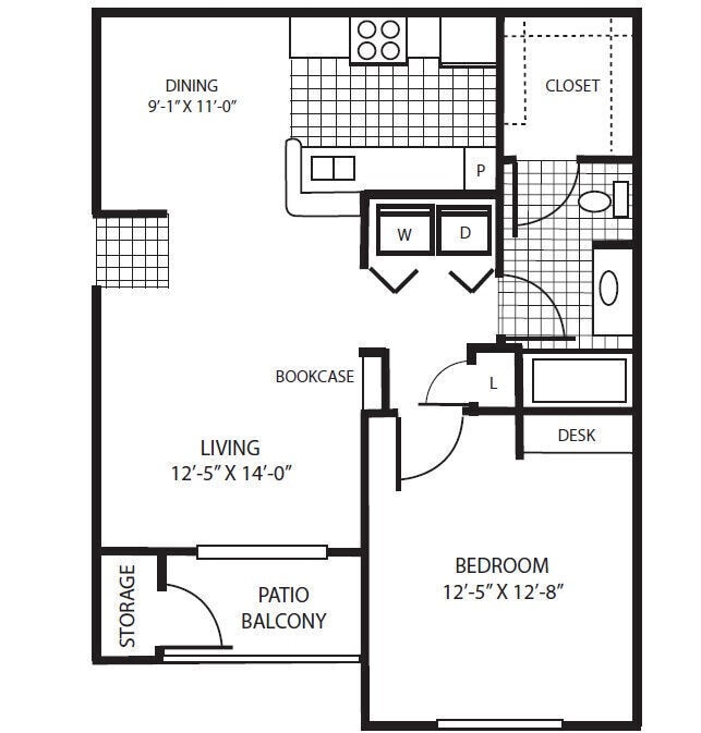 Plano de planta - Treymore At Cityplace