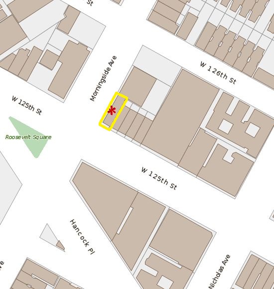 Aerial Photo - 383 W 125th St