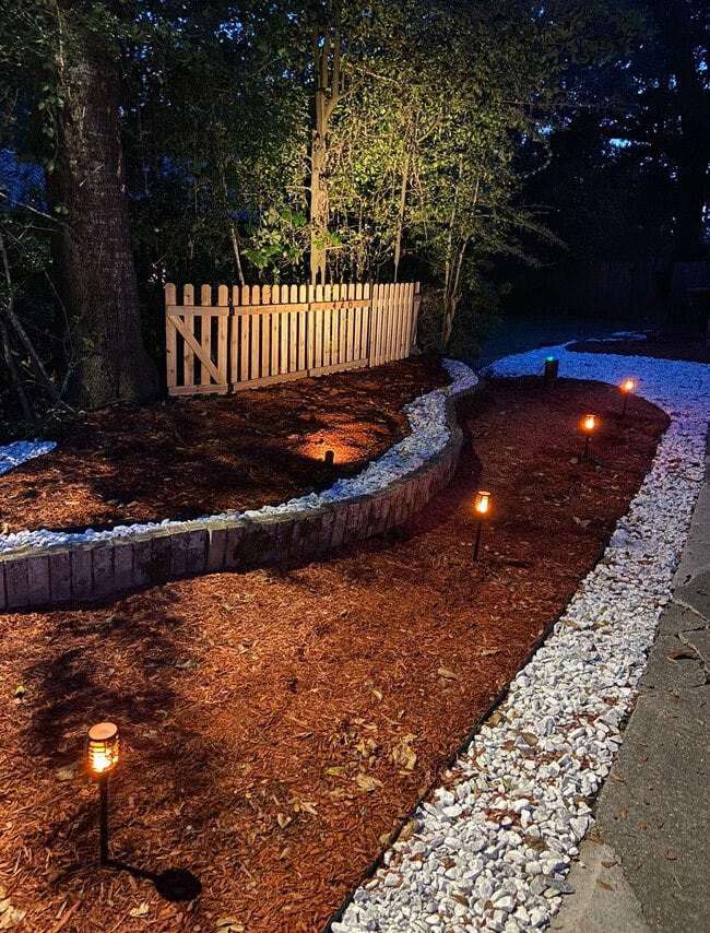 Driveway side/night - 426 Arlington Dr