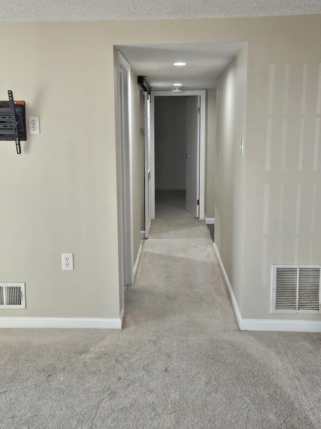 Hallway to Bedroom, Den, Kitchen and dining - 3503 Dunnington Rd