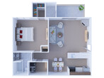 1 Bedroom Floor Plan A1