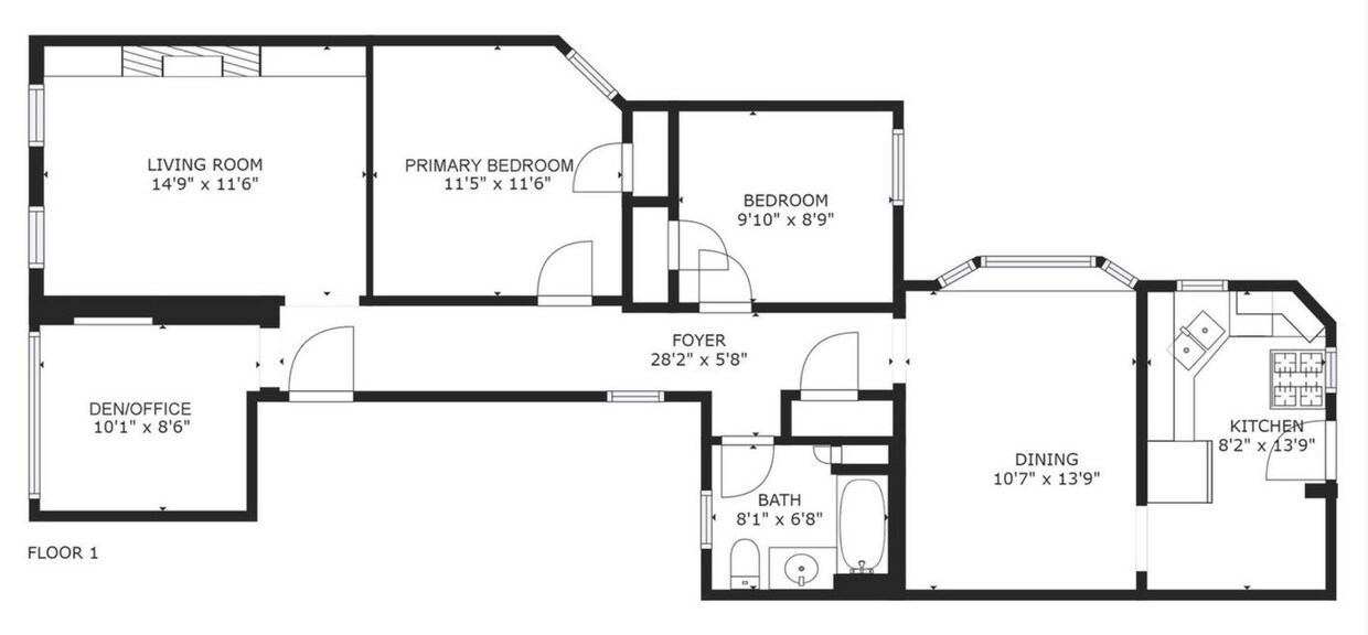 Floor Plan - 1229 E 57th St