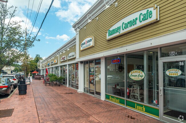 Plenty of shops and restaurants are available on Main Street in Ramsey.
