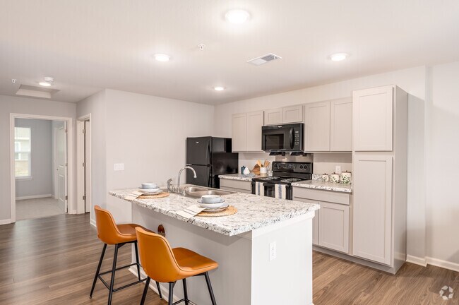 Modelo - 1 habitación, 1 baño - 846 pies cuadrados - Cocina - Sunspring Apartments - a 55+ Community