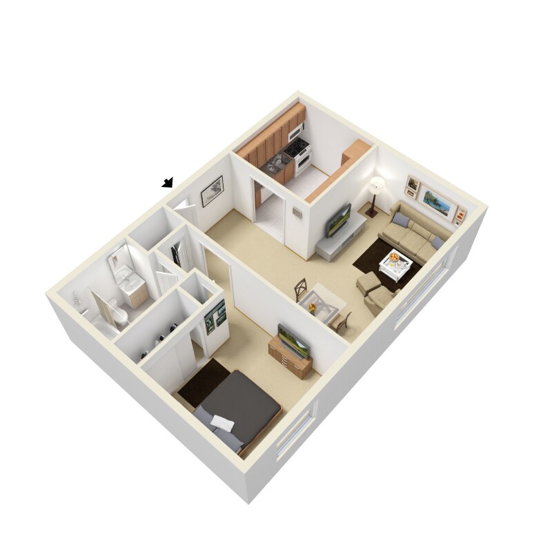 Edgewater Landing – 1 Bed 1 Bath