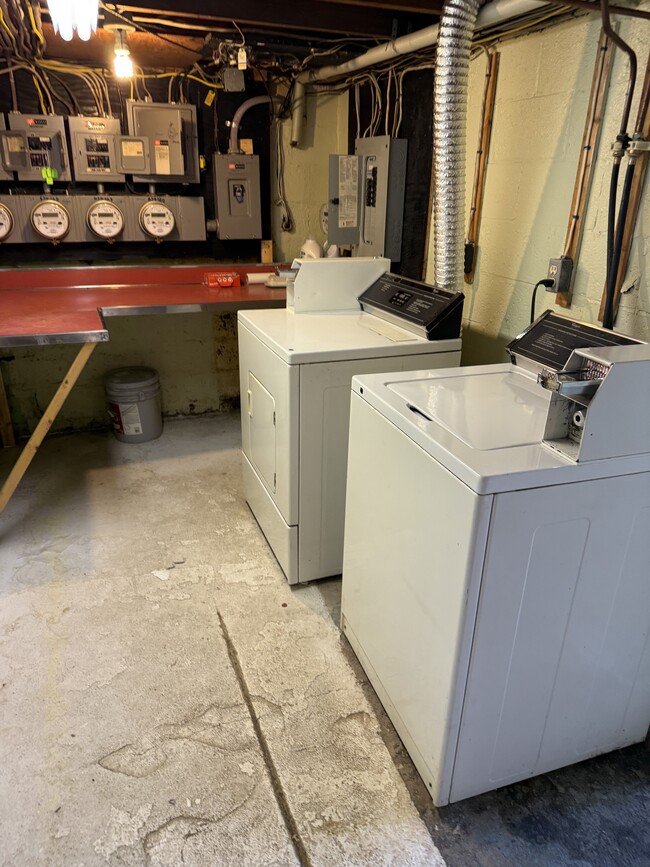 Laundry in basement - 64 Lyman St