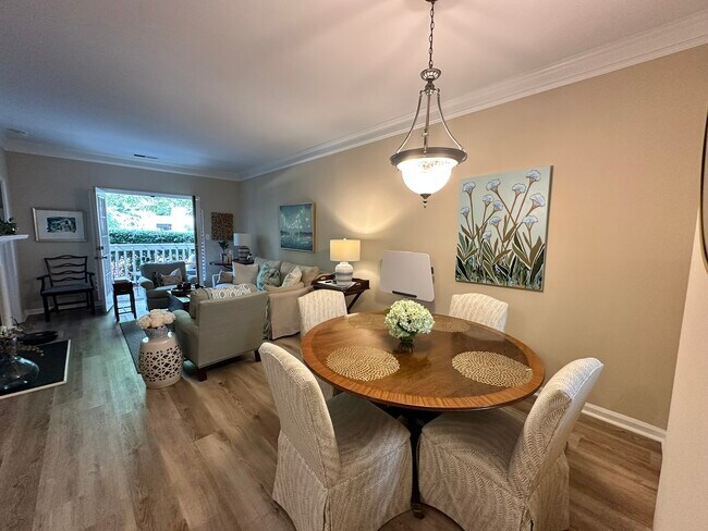Open concept living and dining area - 301 Queens Rd