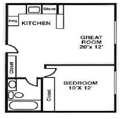 1BR/1BA - Park 16 Apartments