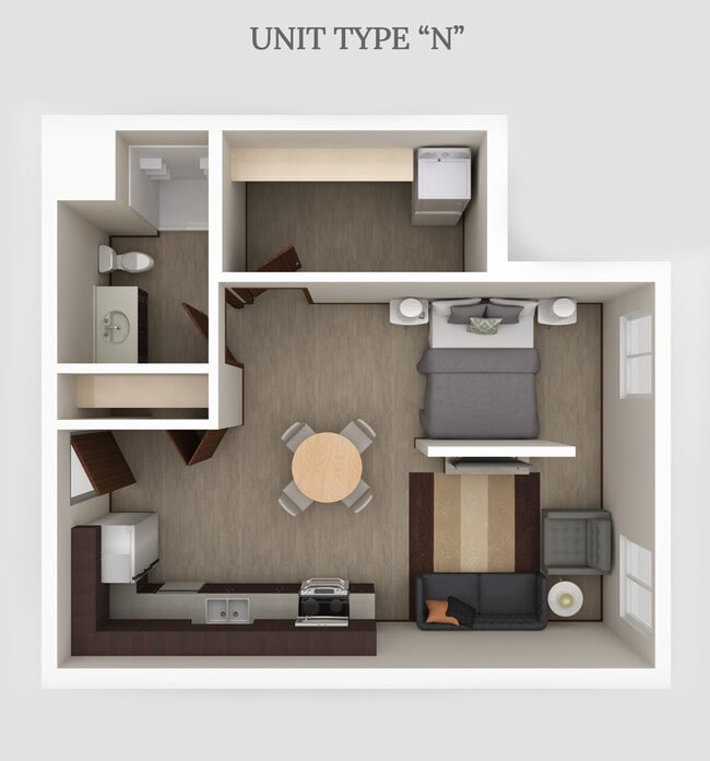 Plano de planta N - Fairmont Flats