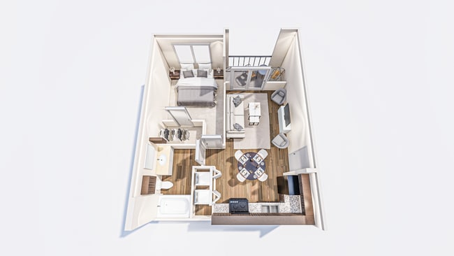 2_3D Plan A2 TV10 - Lakewood