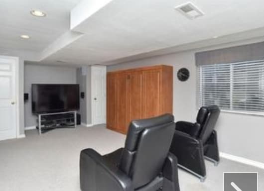 Basement bedroom or theater room. Murphy bed can be included (other furniture not included.) - 429 Beaver Point