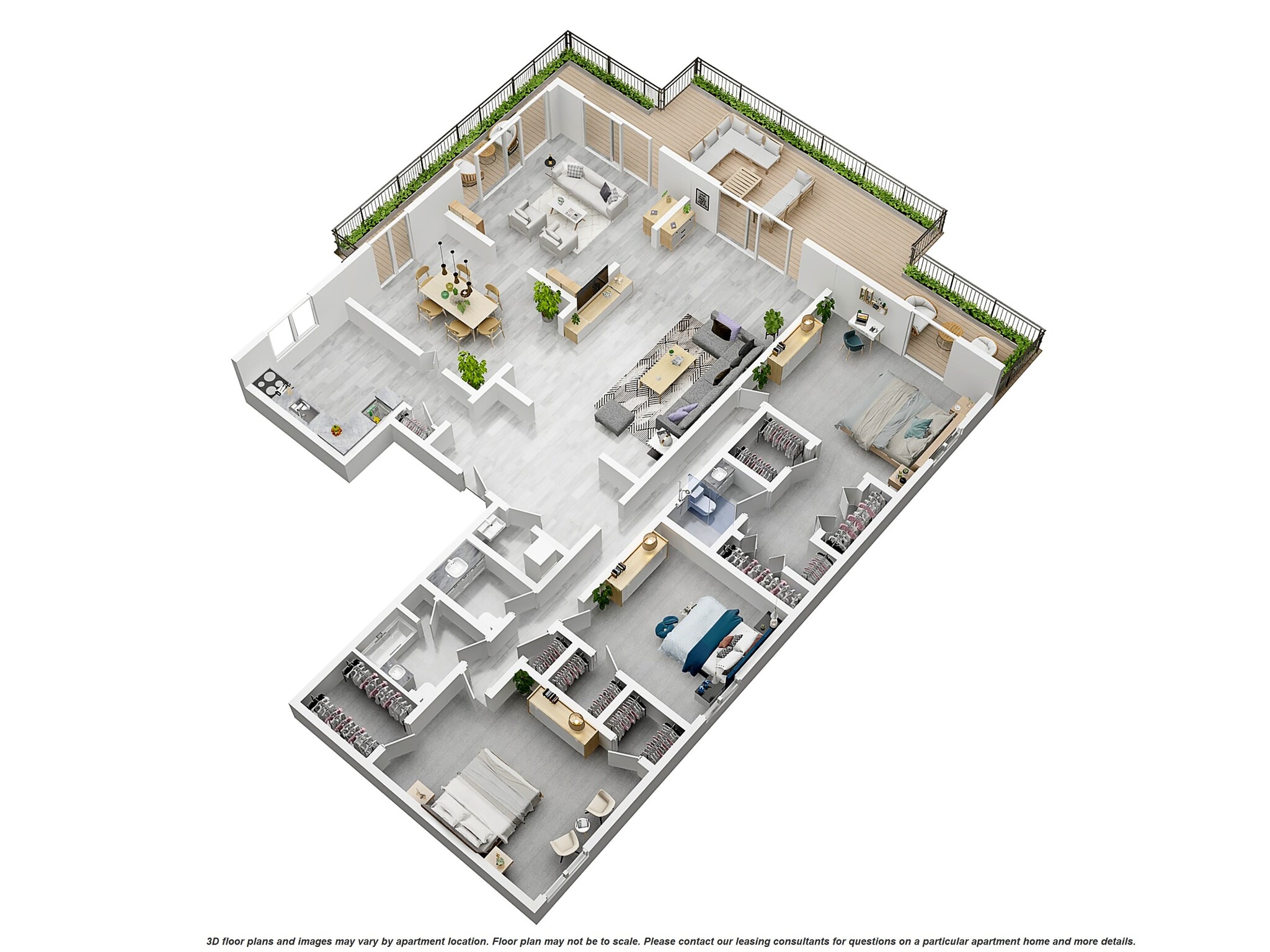 Blair House Apartments – 3 BED 2.5 BATH - PENTHOUSE