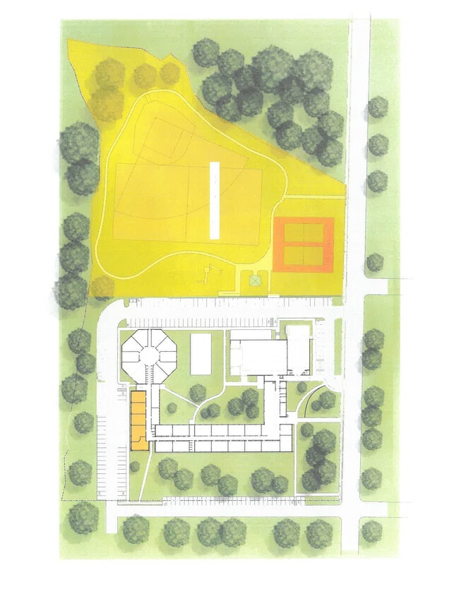 Artist Rendering of aerial view of Dunbar Campus - The Dunbar