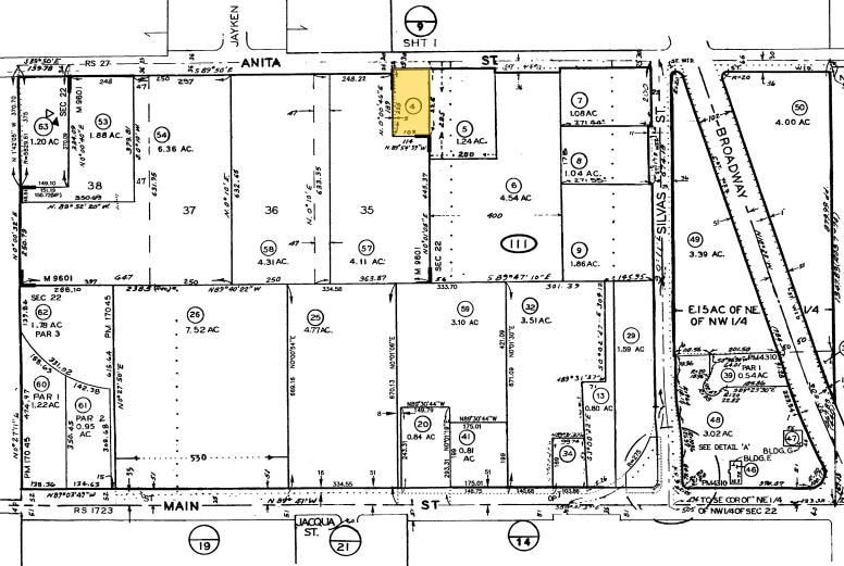 Plat Map - 615-627 Anita St
