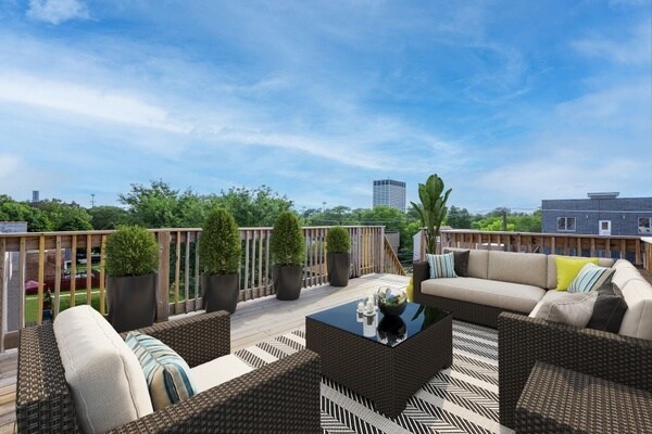 terraza privada - 3330 S Indiana Ave