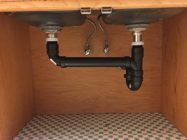 Kitchen faucet plumbing (new Dec, 2019). - 60 Cold Springs Rd, Apt