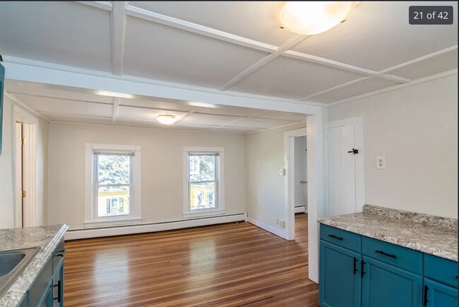Dining room leads to living room & bedrooms - 13 Cherry St