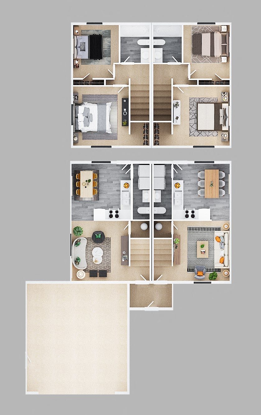 Evergreen Village – 2 Bedroom 2 Bathroom