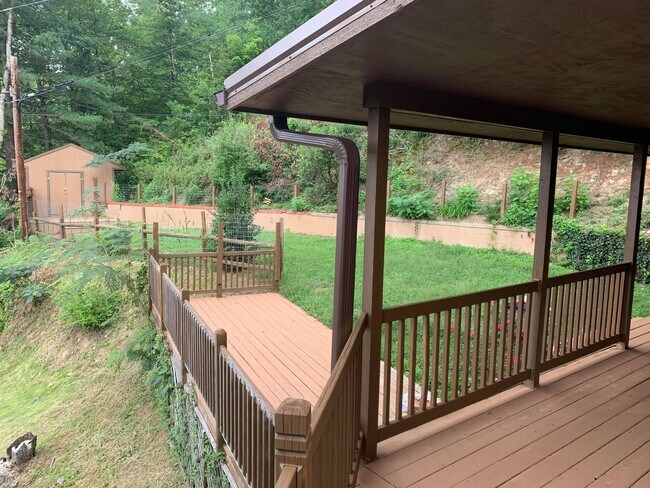 fenced back yard - 409 Skyline Dr