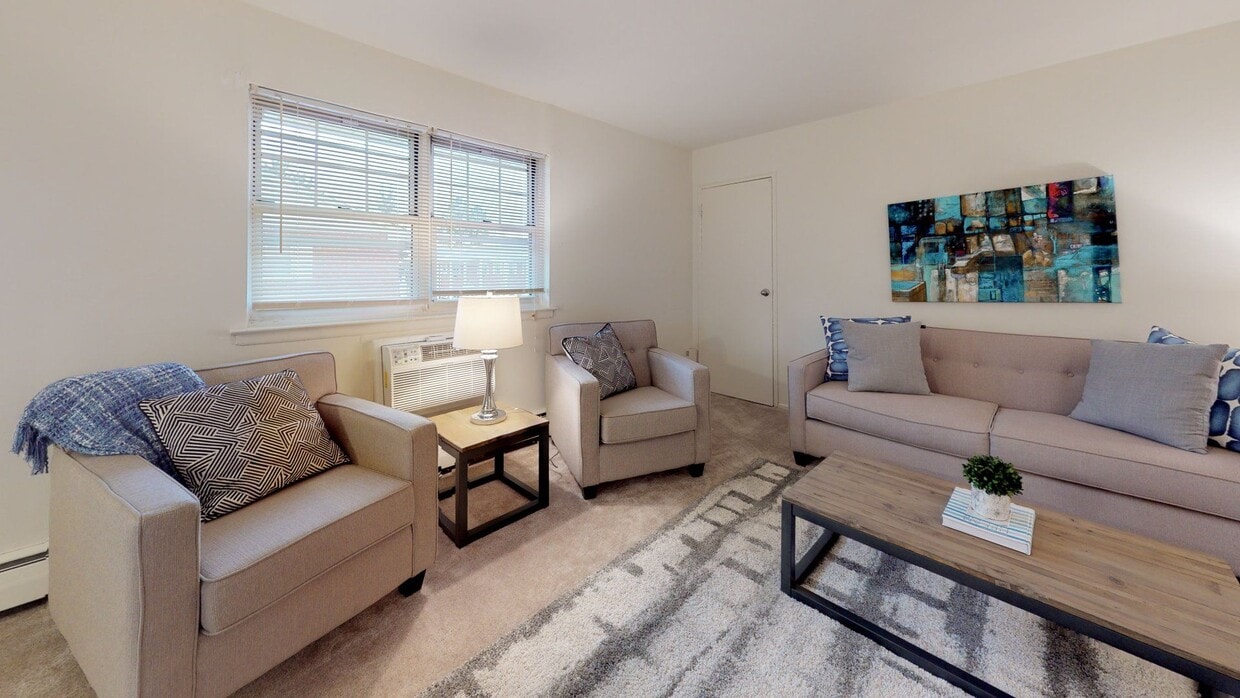 Whitehall Apartments — Living Room