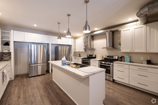 Light and Airy Kitchens - Chenango Student Housing