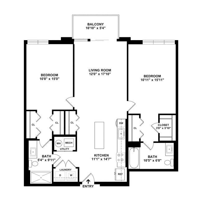 Interior Photo - Courthouse Square Apartments