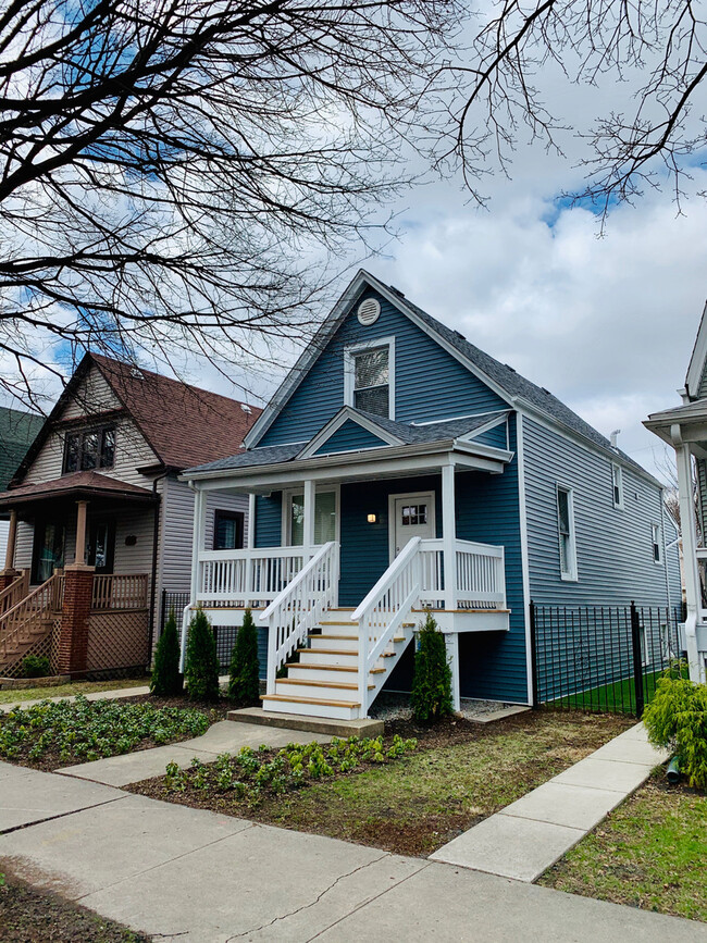 Property street view; front yard fence since added - 4326 N Central Park Ave