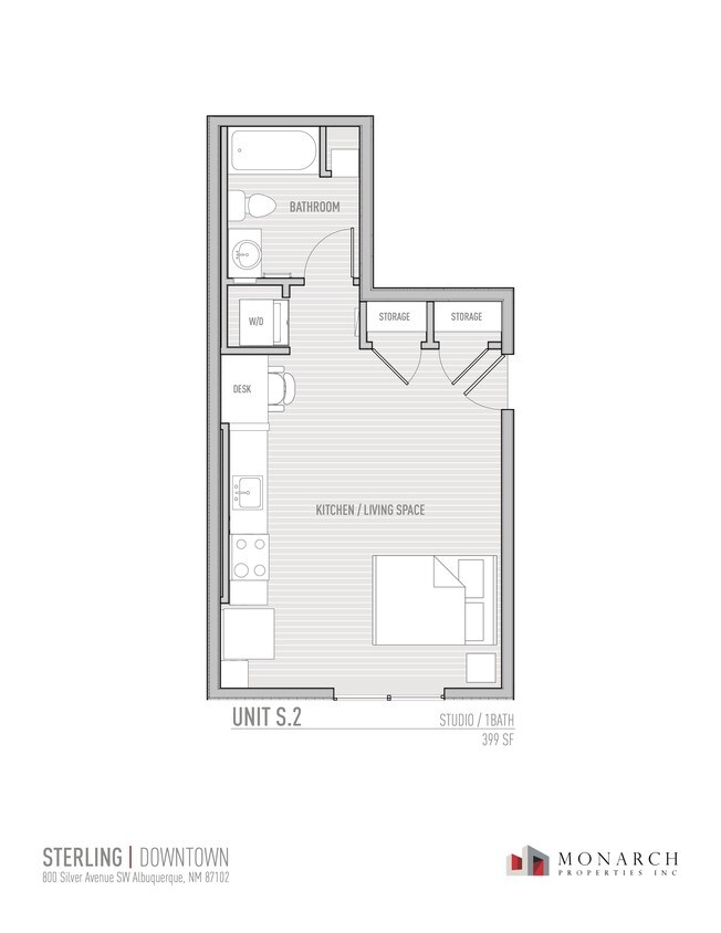 Plano de planta - Sterling Downtown