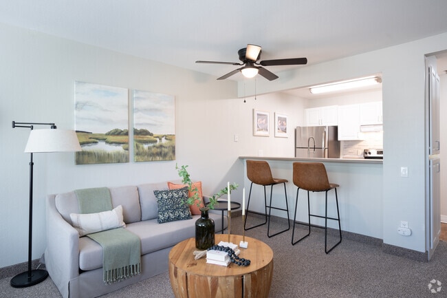 2BR, 1BA - Sequoia - Living Room - Carlton Concord