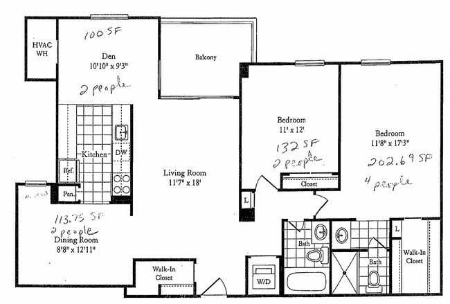 Floor plan - 4500 S Four Mile Run Dr