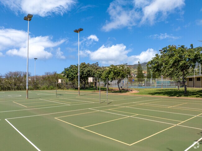 Open courts await players at the Makakilo Community Park.