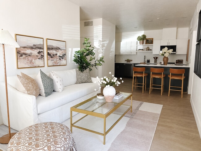 Living Room 2 Bedroom - Millcreek Residences
