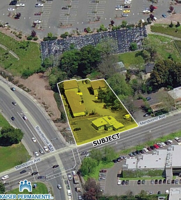 Aerial Photo - 3320 Mendocino Ave