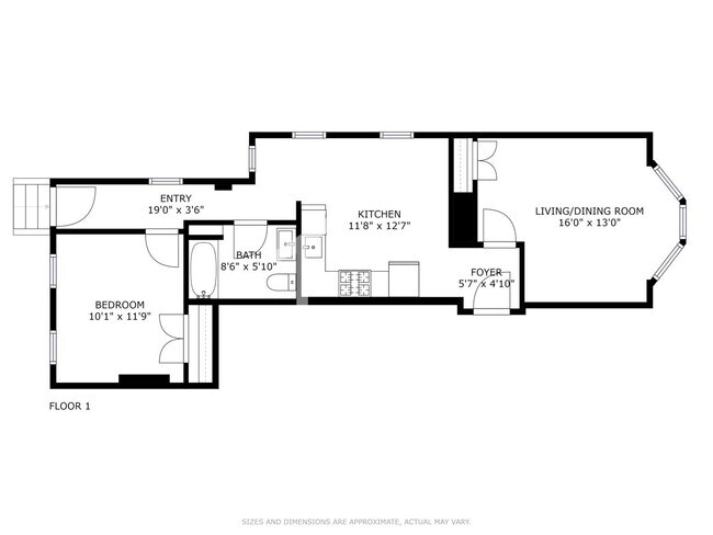 Building Photo - GREAT 1Br/1Bth. Heat/Hot Water/Gas included in rent