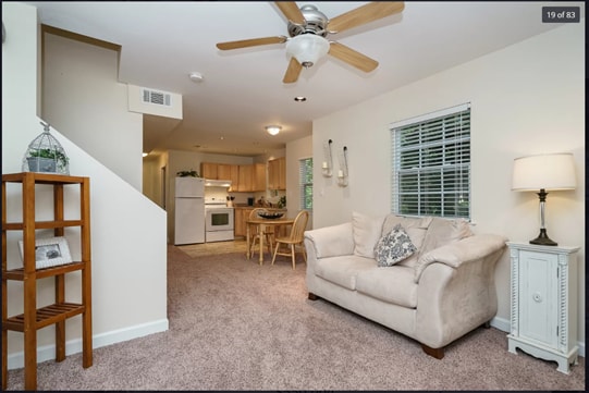 Open kitchen/dining/livint - 1015 Manchester Dr