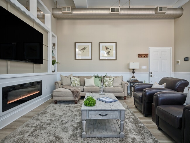 75" Flat Screen TV and Linear Fireplace - 211 Main St