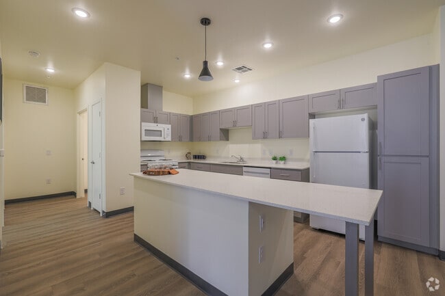 2BR, 1BA - 852SF - The Cascalote Senior Apartments